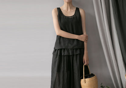 edoa Thin Ramie Tank Top
