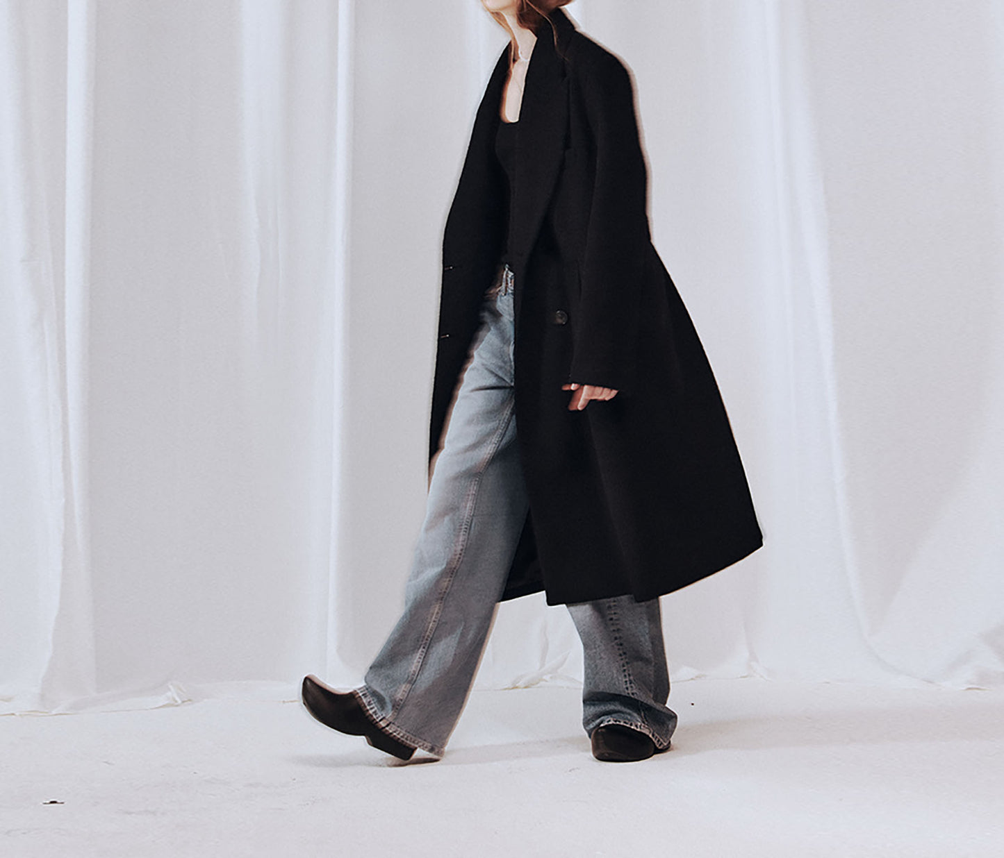 edoa Extra Oversized Long Fluffy Winter Coat