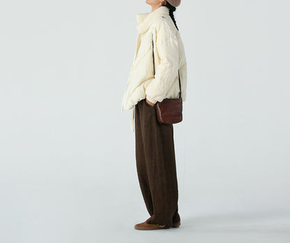 edoa Linen Goose Down Coat