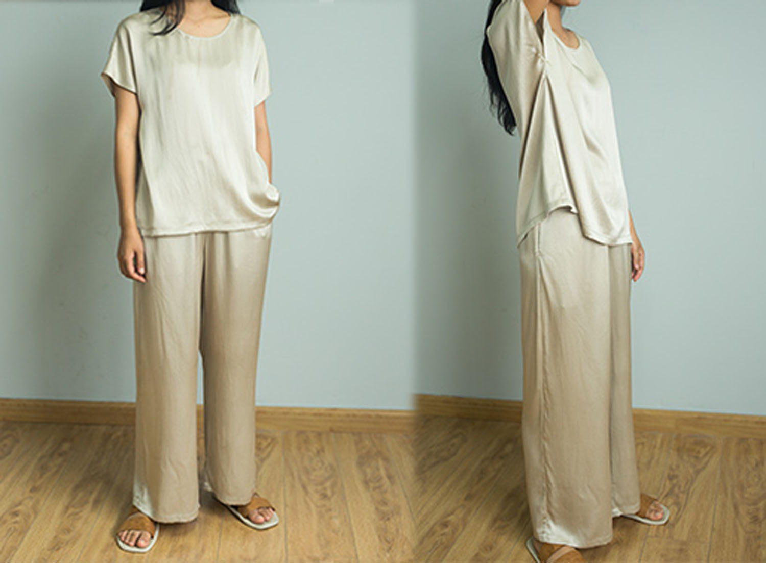 edoa Mulberry Silk Pajama Set