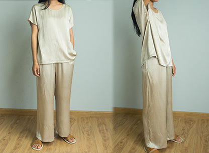 edoa Mulberry Silk Pajama Set