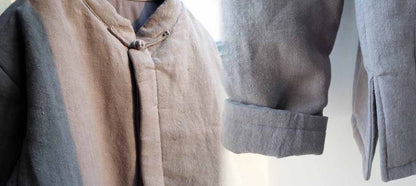 Heavy Weight Linen Cotton blend Padding Jacket ja0019 112