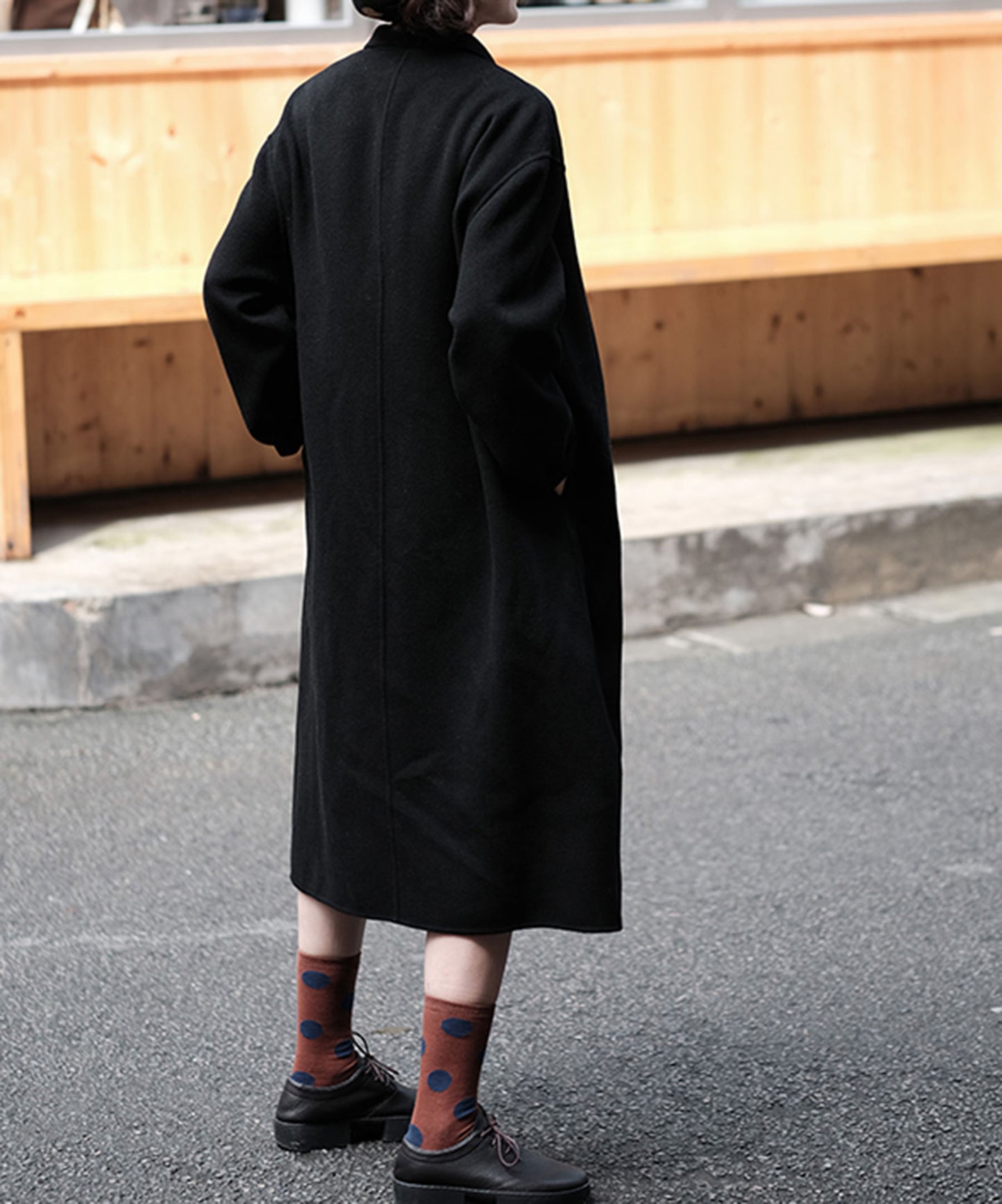 edoa Double Faced Wool Coat