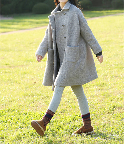 edoa  Loop-Yarns Wool Oversized Coat 