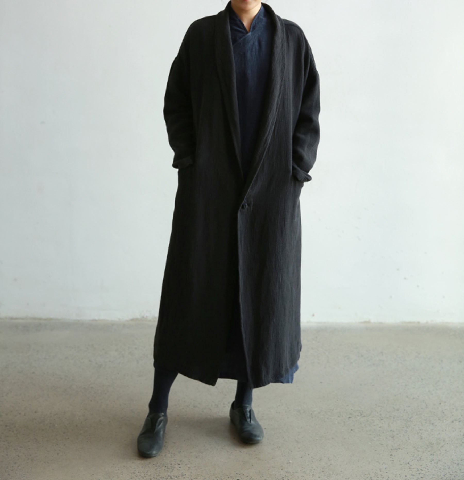 edoa Simplicity Linen Modified Cheongsam