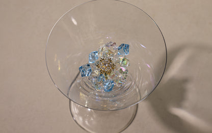 edoa Dainty Spinning Snowflake Ring