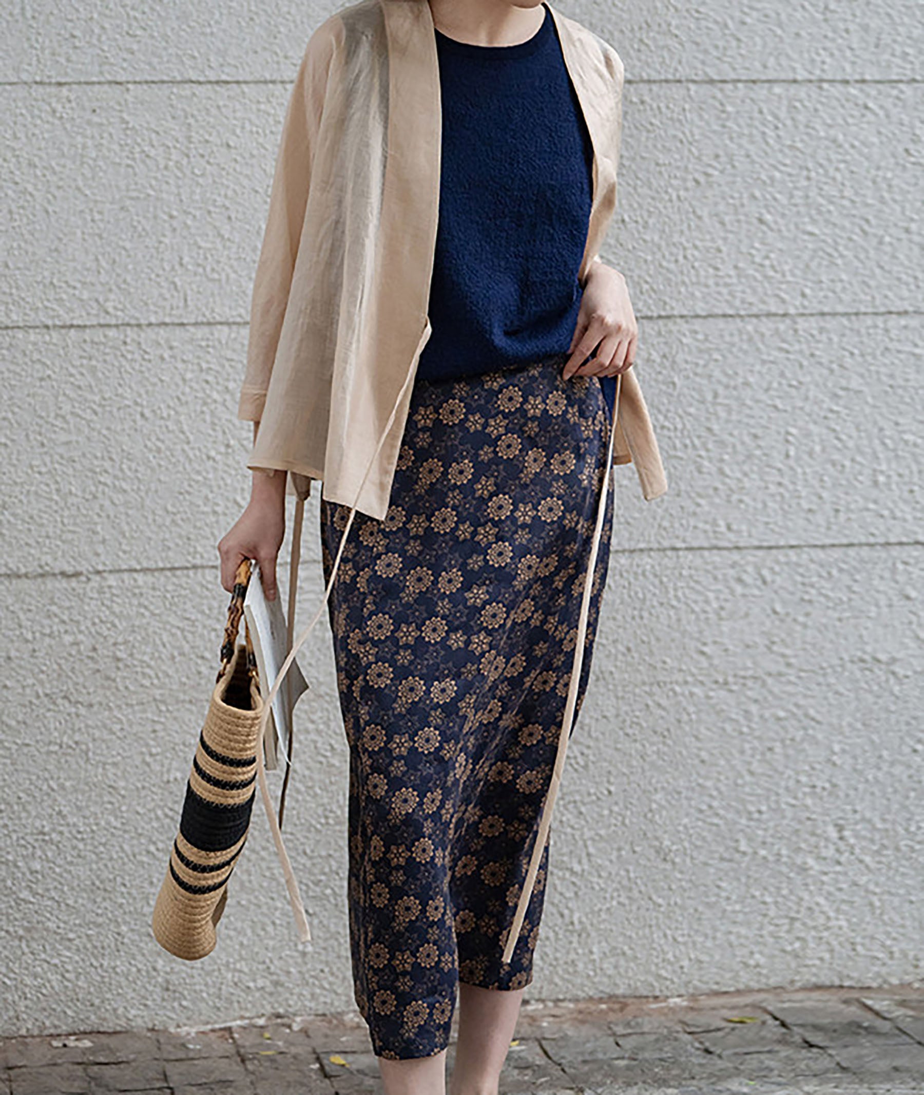 edoa Distressed Gauzy Ramie Hanfu Jacket