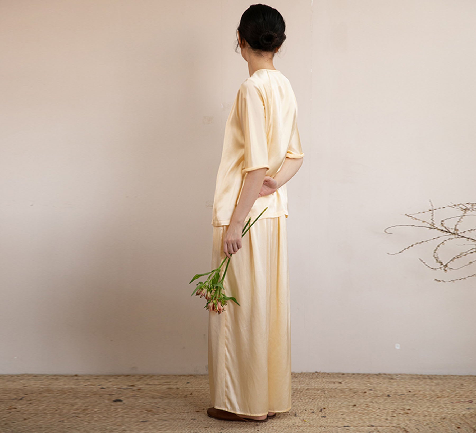 edoa Mulberry Silk Pajama Set