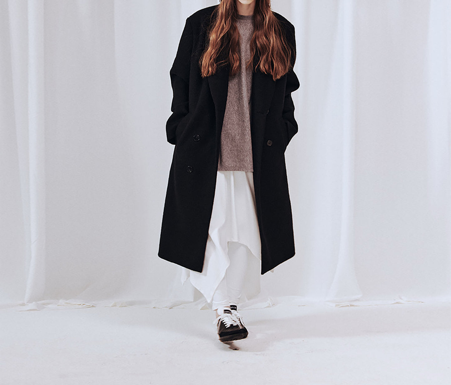 edoa Extra Oversized Long Fluffy Winter Coat