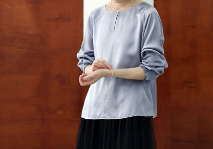 edoa Silk Charmeuse Tee 