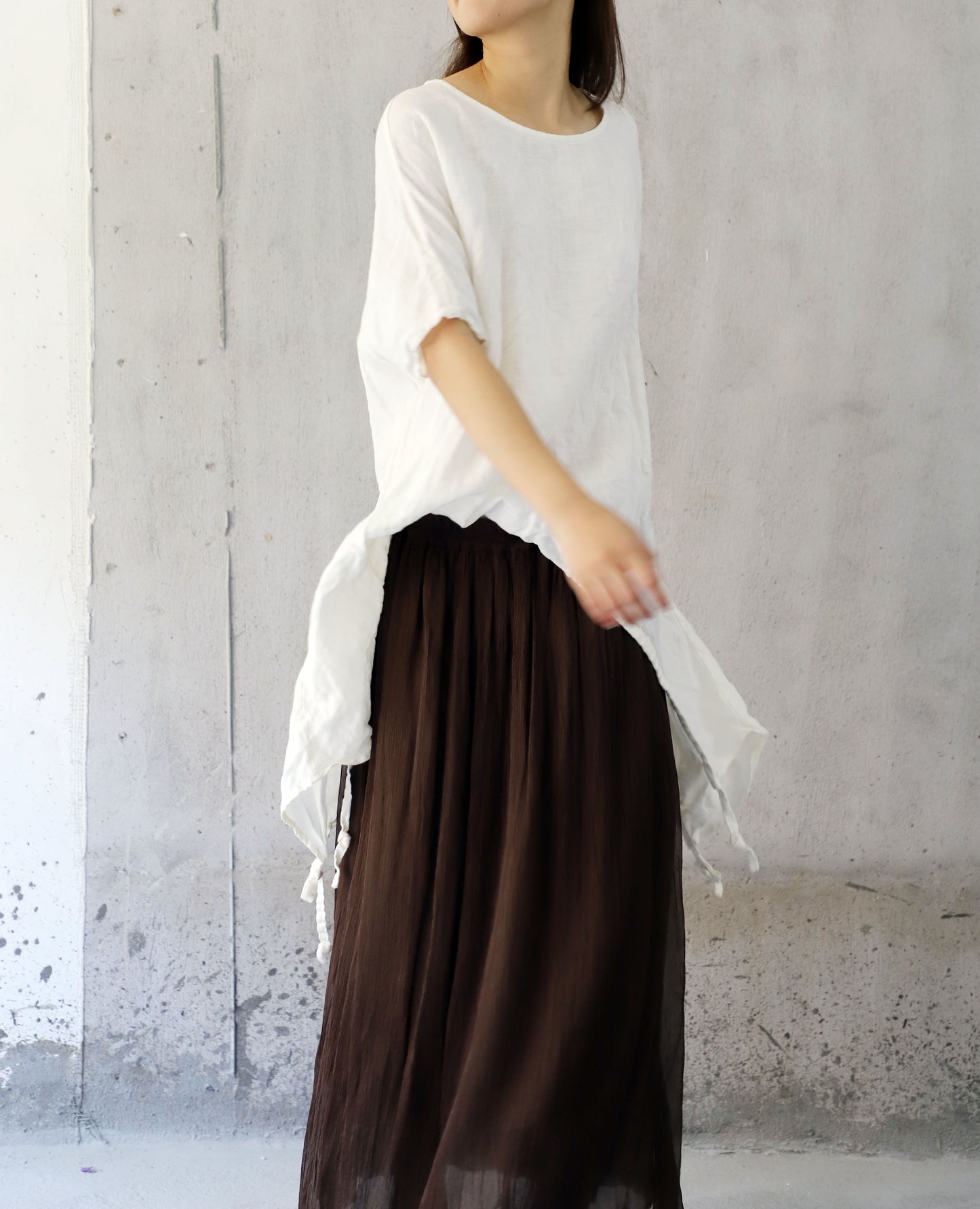 edoa Oversized Linen Tunic