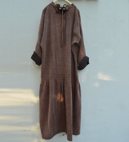 edoa Reverisible Mud Tussah Silk Mermaid Dress