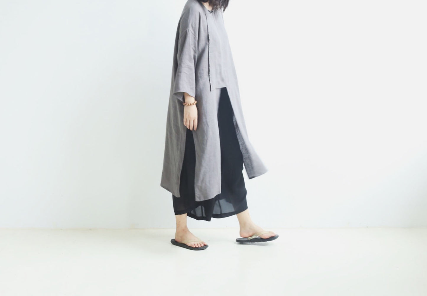 edoa Loose High Count Linen Cheomgsam 