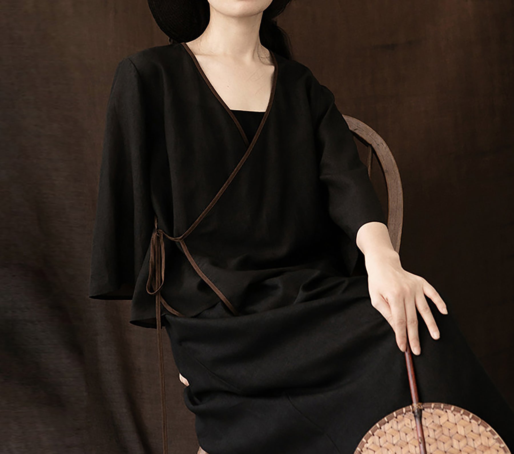 edoa Mud Silk Kimono Jacket