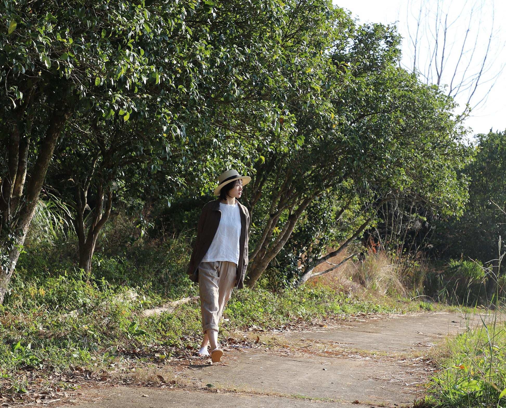 edoa Linen Safari Photographer Jacket