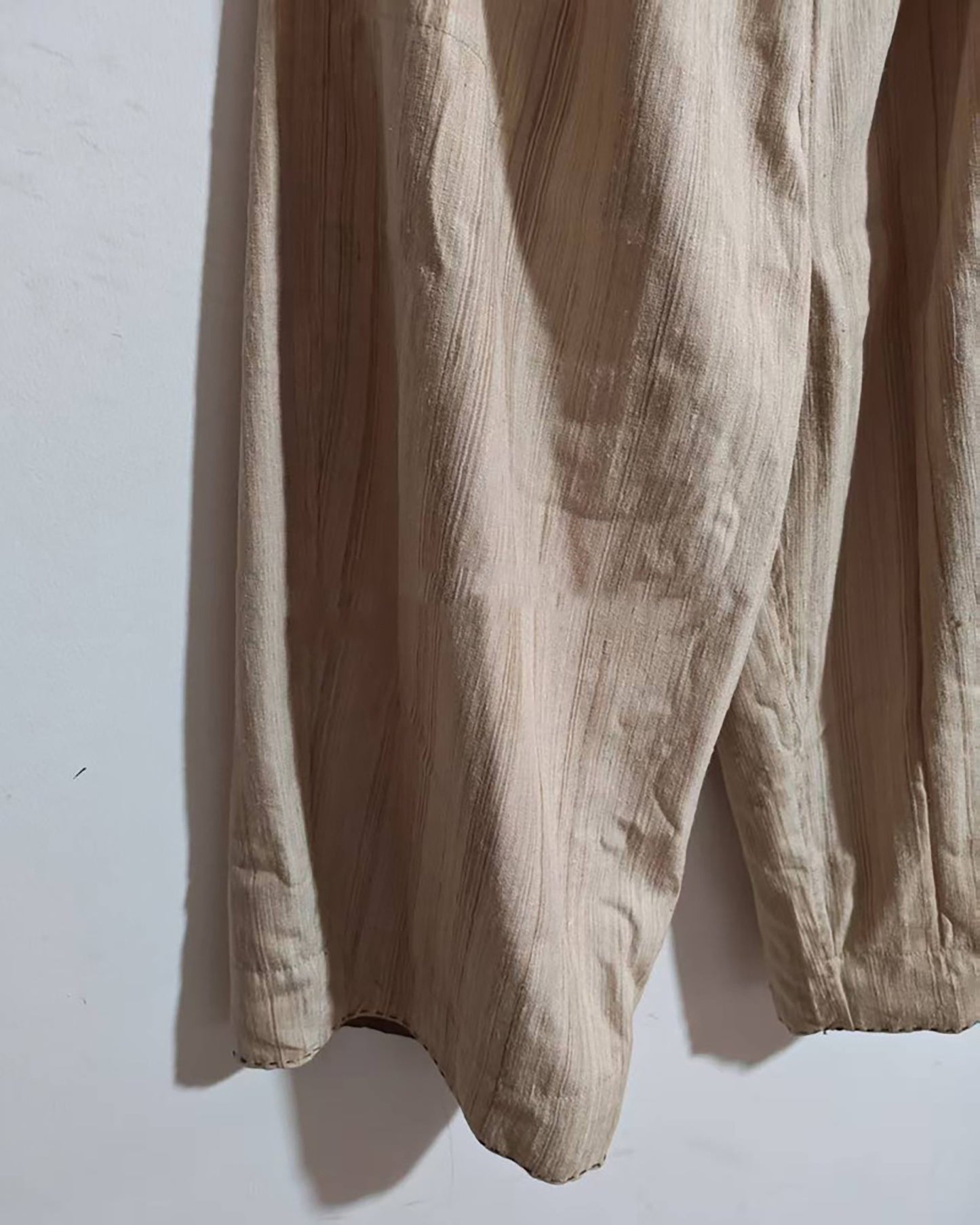 Undyed Tussah Silk Wide Pants pa0171 X318