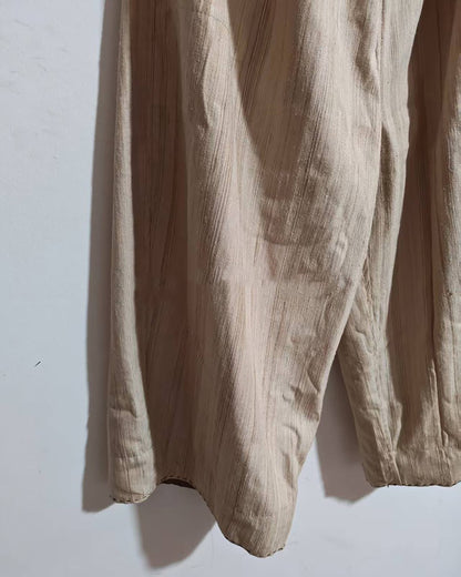 Undyed Tussah Silk Wide Pants pa0171 X318