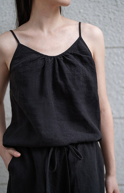 edoa Washed Linen Camisole Top
