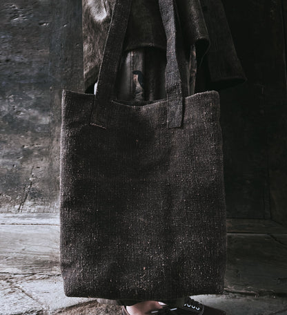Original Handmade Wild Tussah Silk Tote Bag ba0003 N220