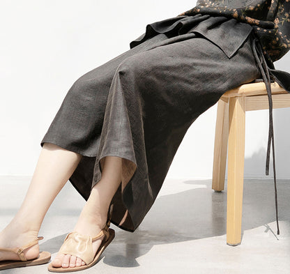 edoa Mud Tussah Silk Skirt