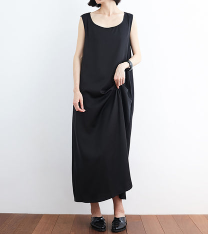 edoa Heavy Weight Mulberry Silk Sleeveless Dress