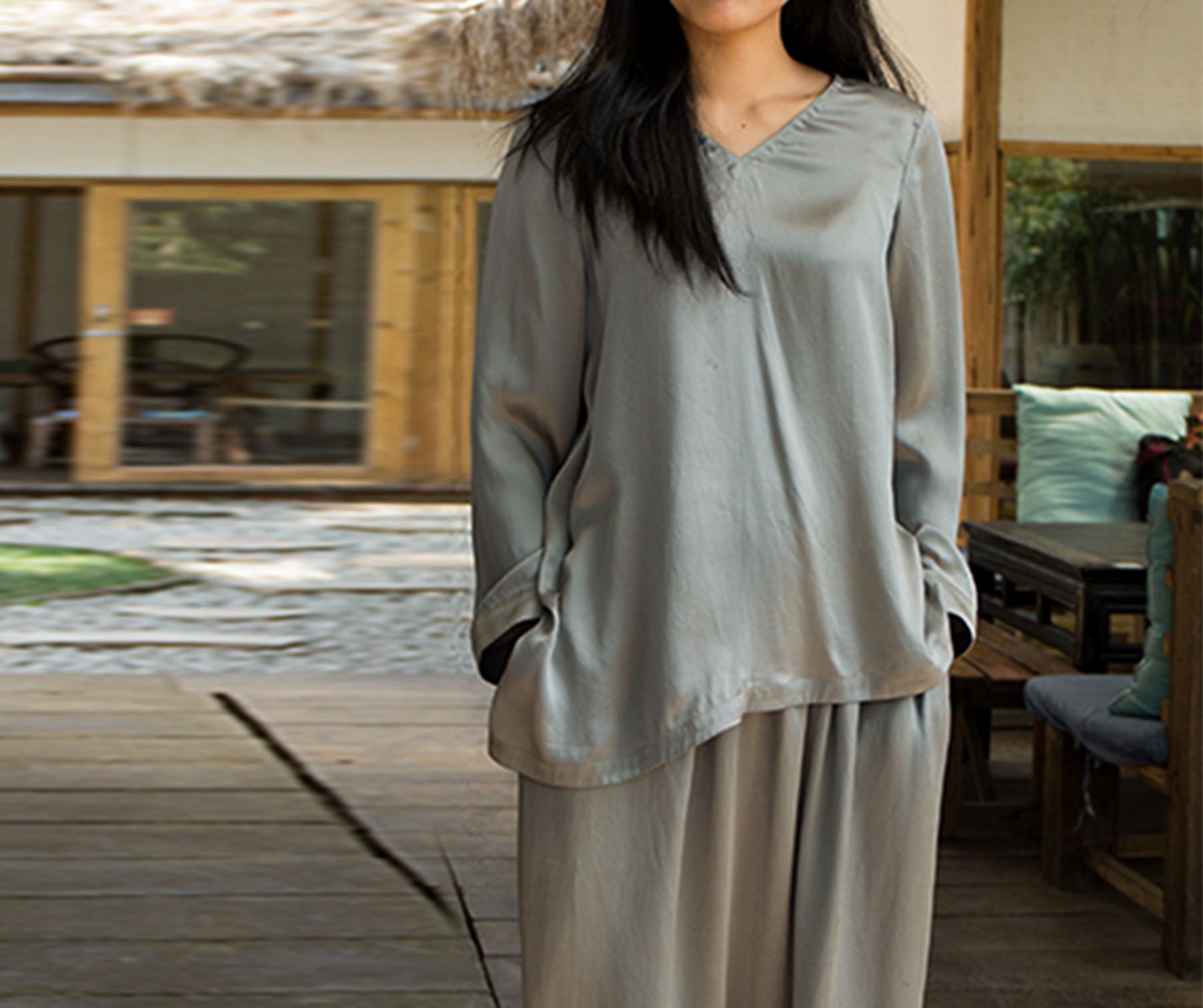 edoa Pure Silk Blouse
