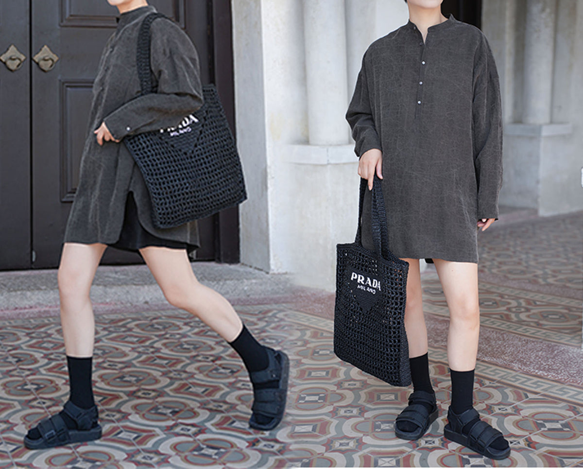 edoa Cracked Mud Silk Half Sleeves Chinese Shirt