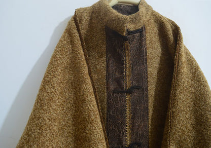 Reversible Sherpa Wool Chinese Coat co0097 X228