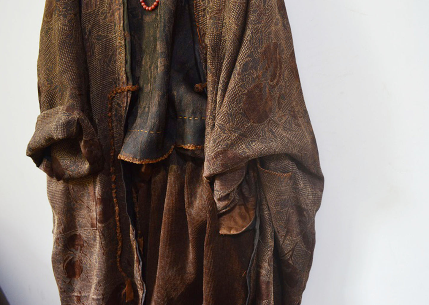 Mud Silk Jacquard Hanfu Coat to0095 A978