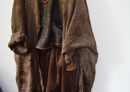 Mud Silk Jacquard Hanfu Coat to0095 A978