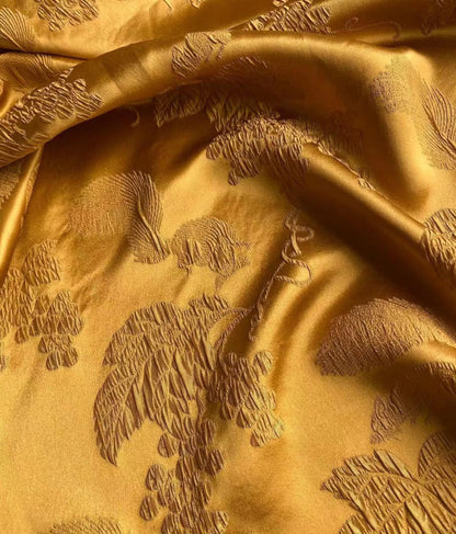 Silk Rayon Blend Jacquard Skirt sk0044 A174