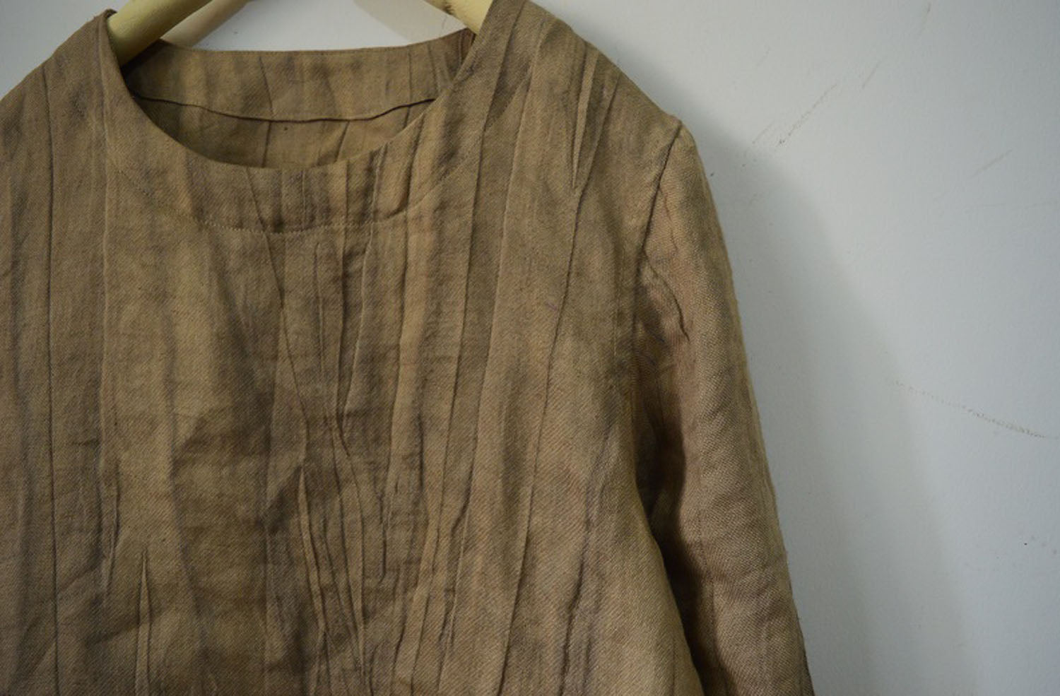 edoa Mud-dyed Ramie Dress