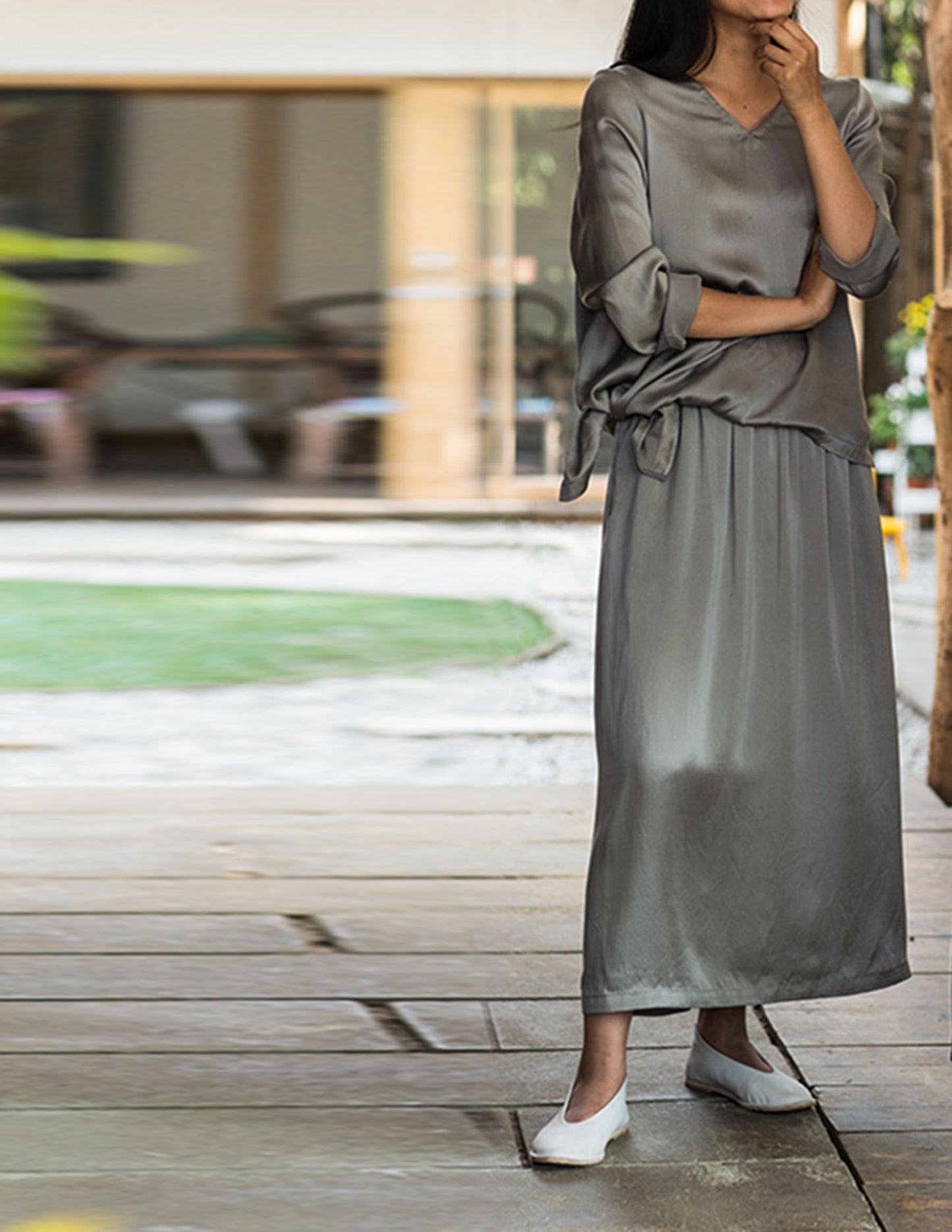 edoa Pure Silk Blouse