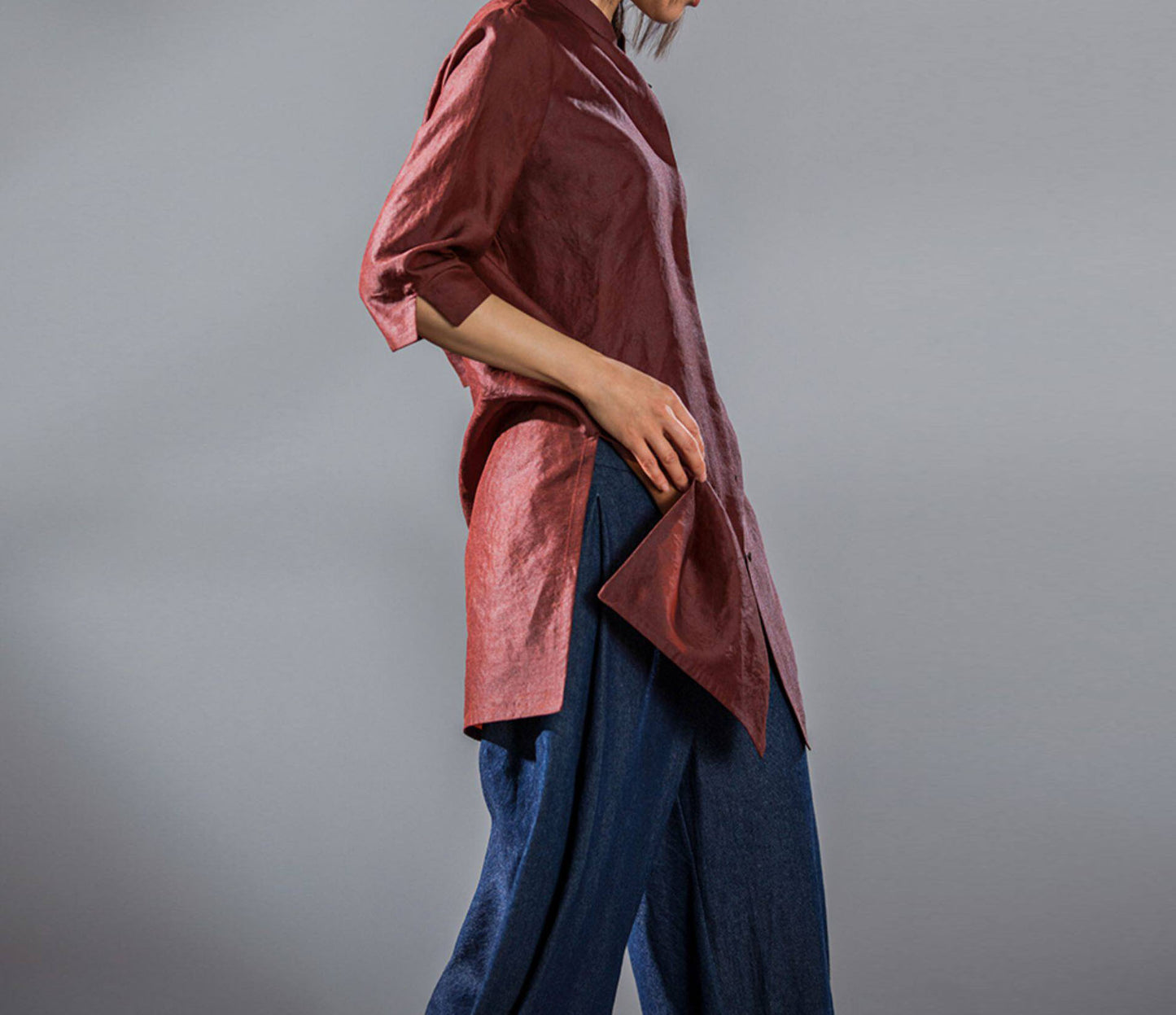 edoa Mud Silk Button-down Shirt