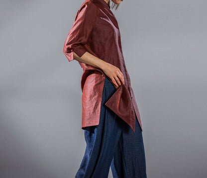 edoa Mud Silk Button-down Shirt