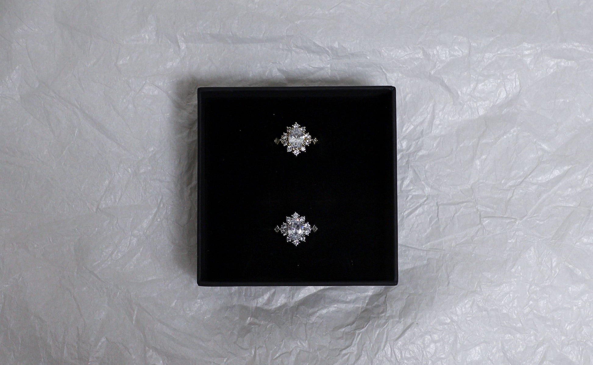edoa Vintage Snow Flake Diamond Ring