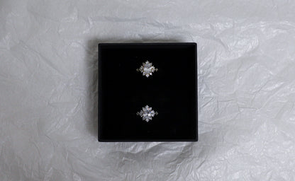 edoa Vintage Snow Flake Diamond Ring