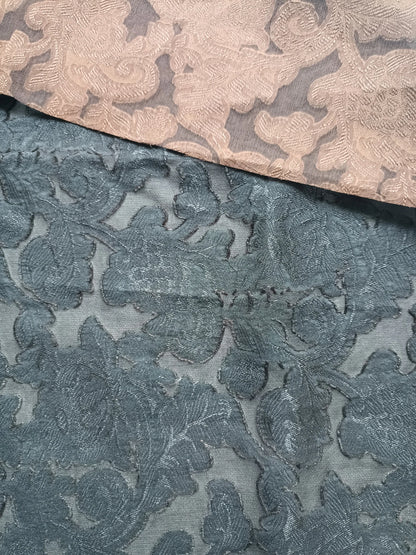Reversible Mud Silk Linen Blend Jacquard Chinese Vest to0167 A622