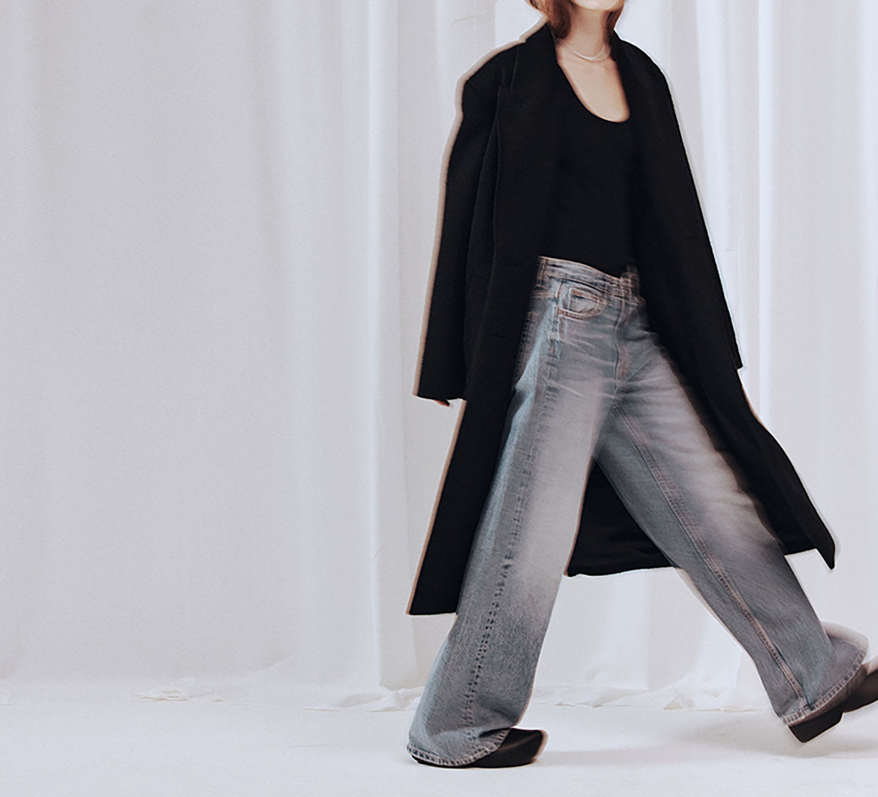 edoa Extra Oversized Long Fluffy Winter Coat