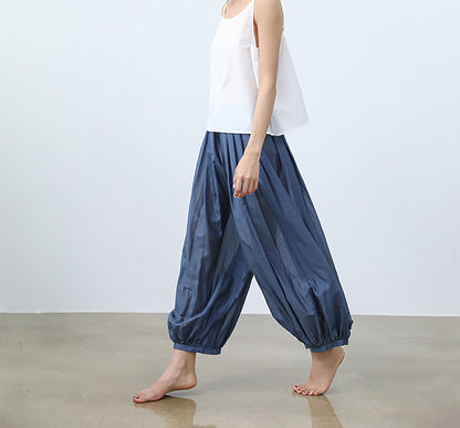 edoa Cotton Silk blend Yoga Lantern Pants