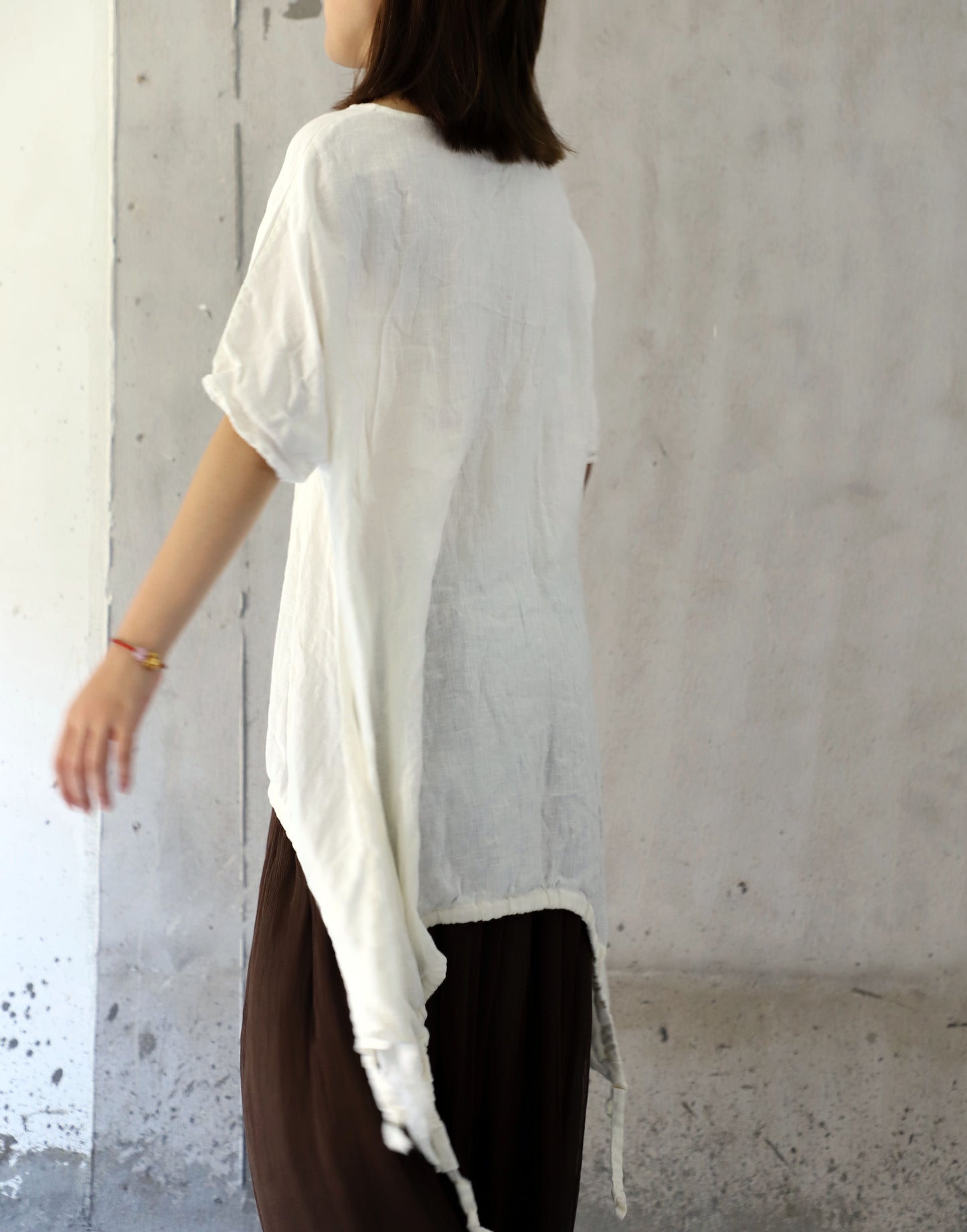 edoa Oversized Linen Tunic