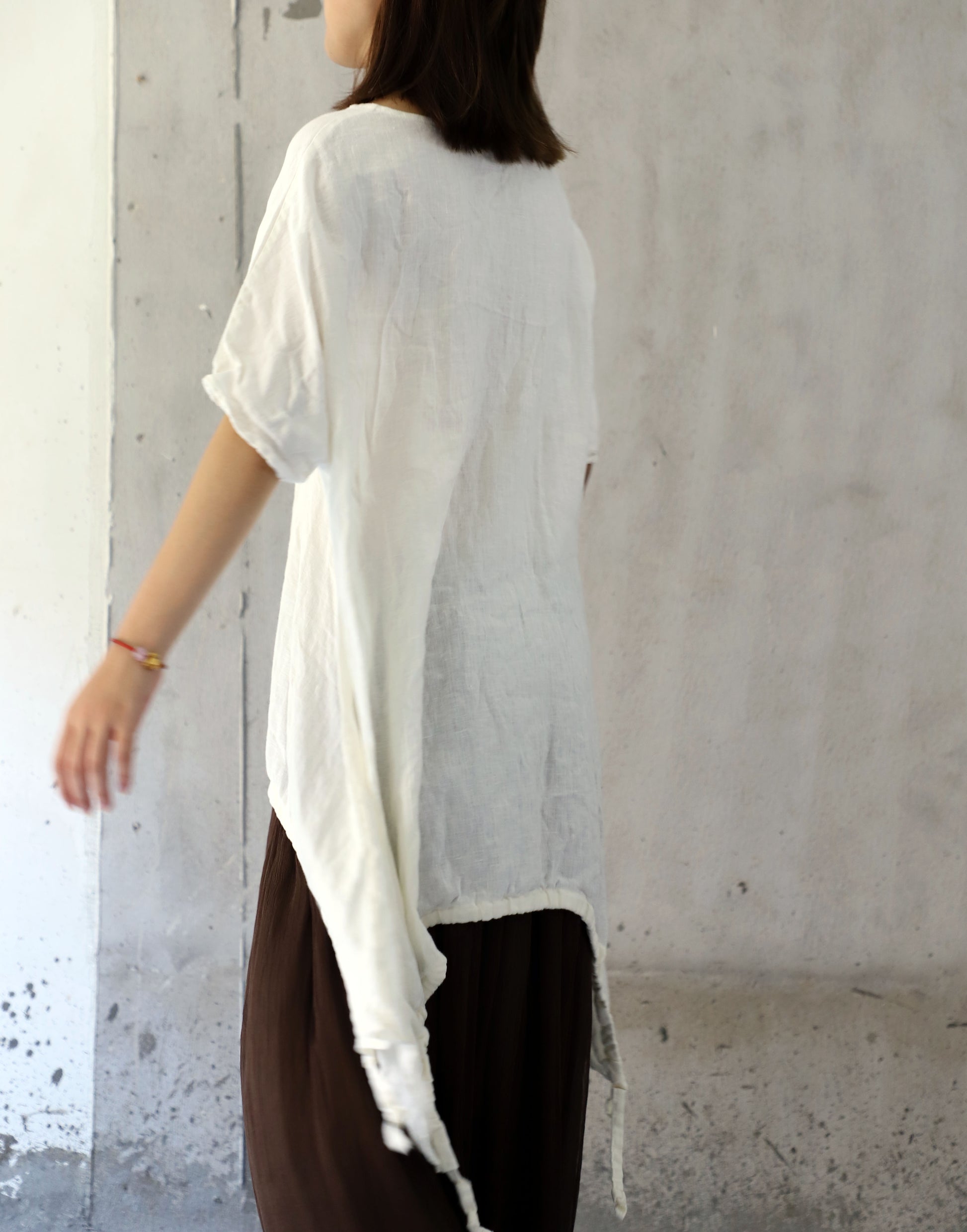 edoa Oversized Linen Tunic