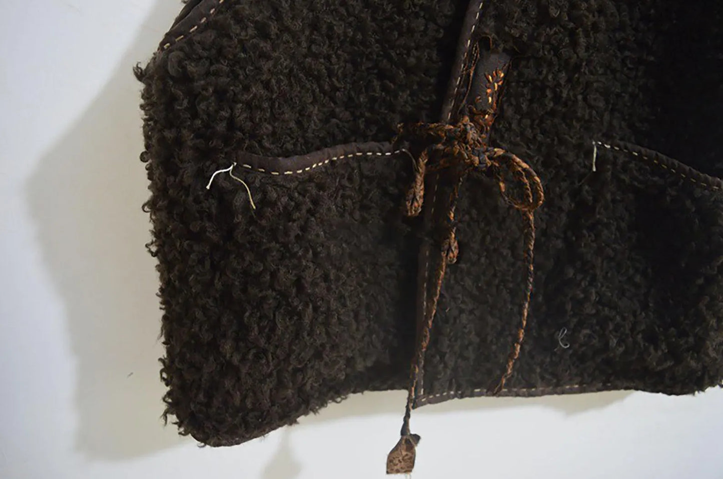 Teddy Wool Bouclé Vest to0165 X305