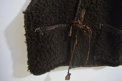 Teddy Wool Bouclé Vest to0165 X305