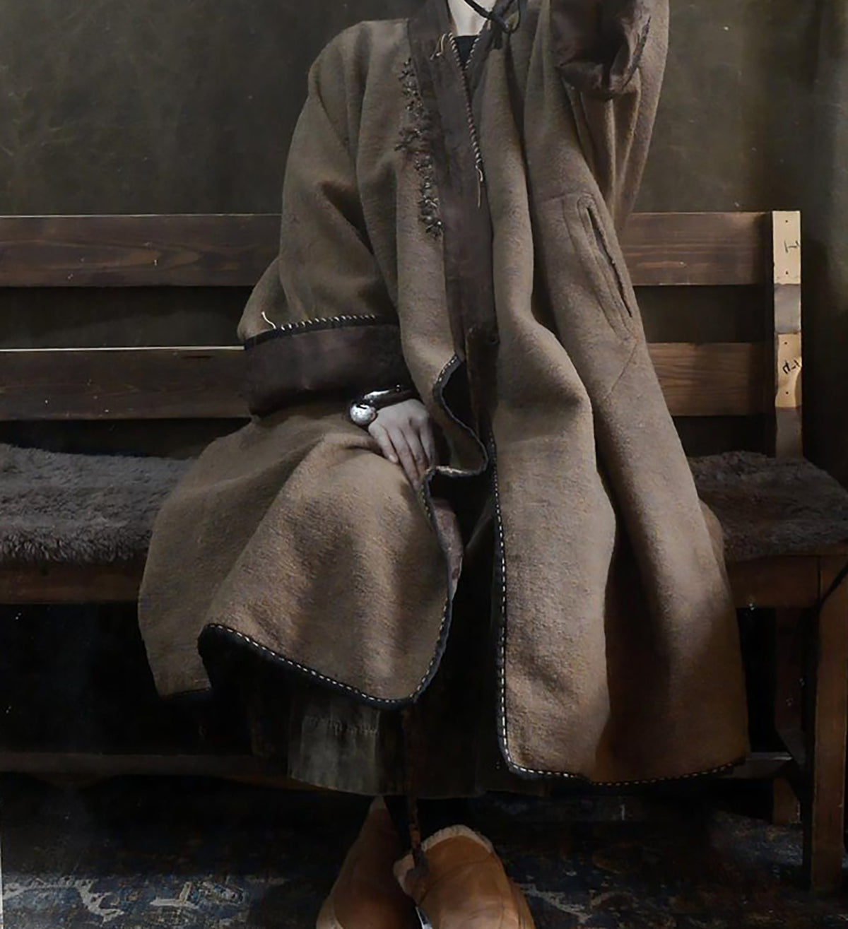 Knit Wool Hanfu Coat co0232 X329