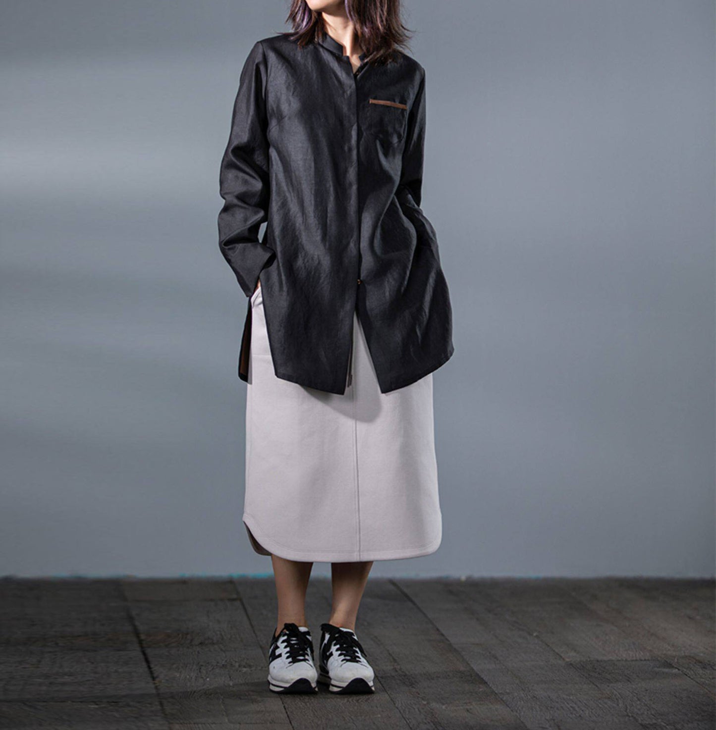 edoa Mud Silk Button-down Shirt