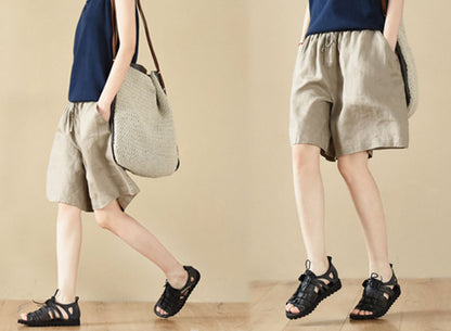 edoa Linen Skirt Shorts