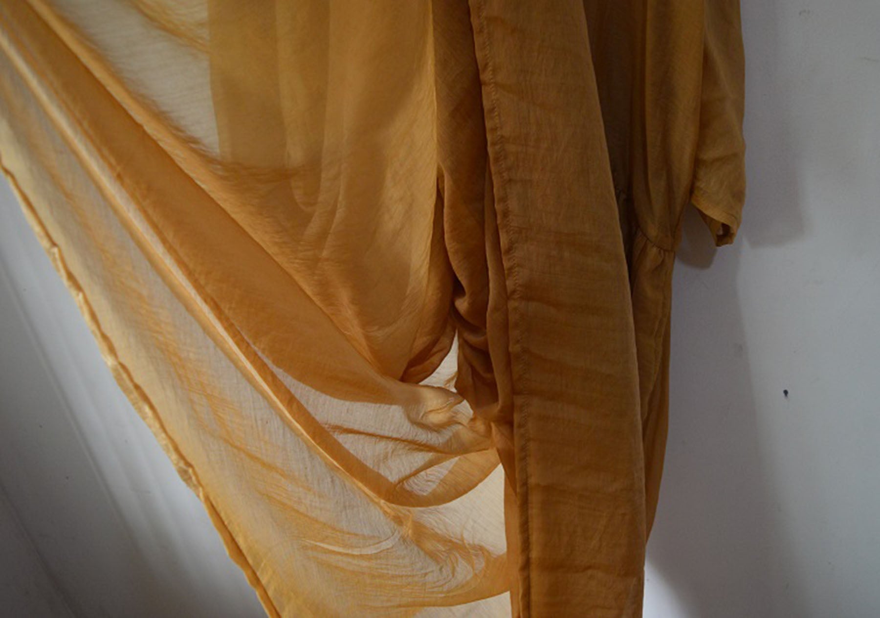 edoa Oversized Silk Cotton Blend Gauze Dress