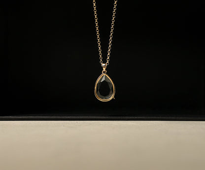 edoa Vintage Memory Locket Box Necklace