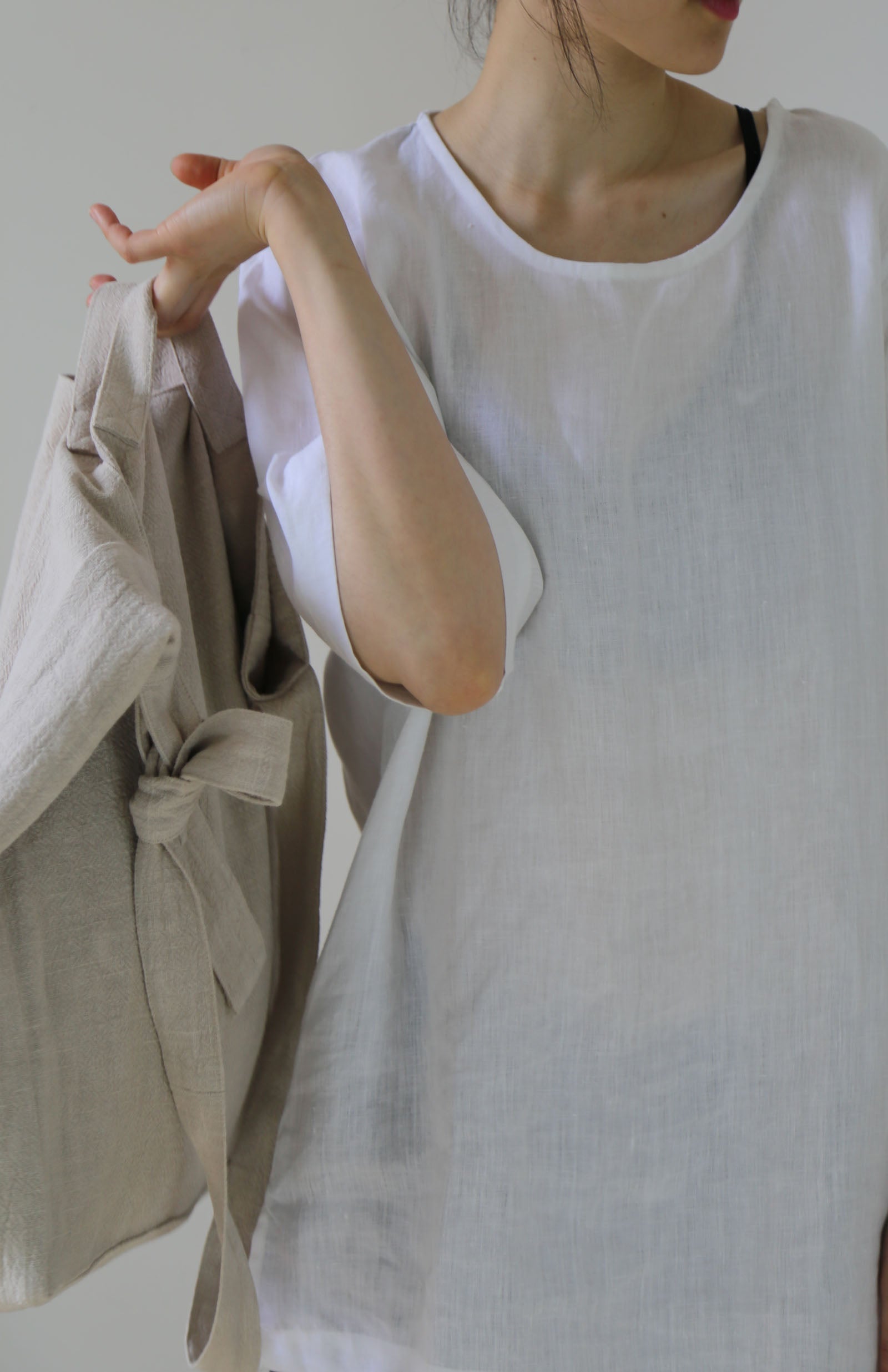 edoa Linen Cotton Blend 2 way Bag